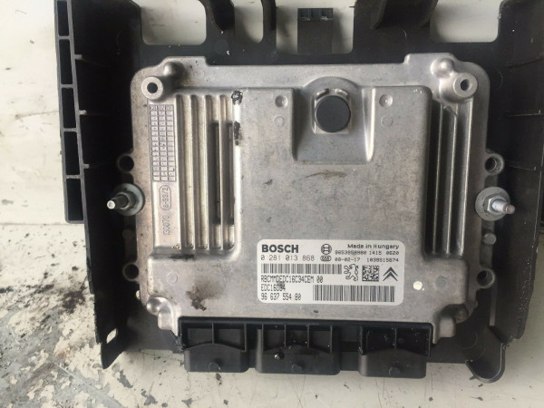 0281013868 9663755480 Motor Steuergerät Peugeot 207 1.6 HDI 66KW 9HV