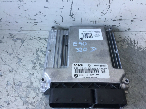 BMW 320d E90 E91 Steuergerät Motorsteuergerät Bosch 0281013251 7801711 Geprüft!!